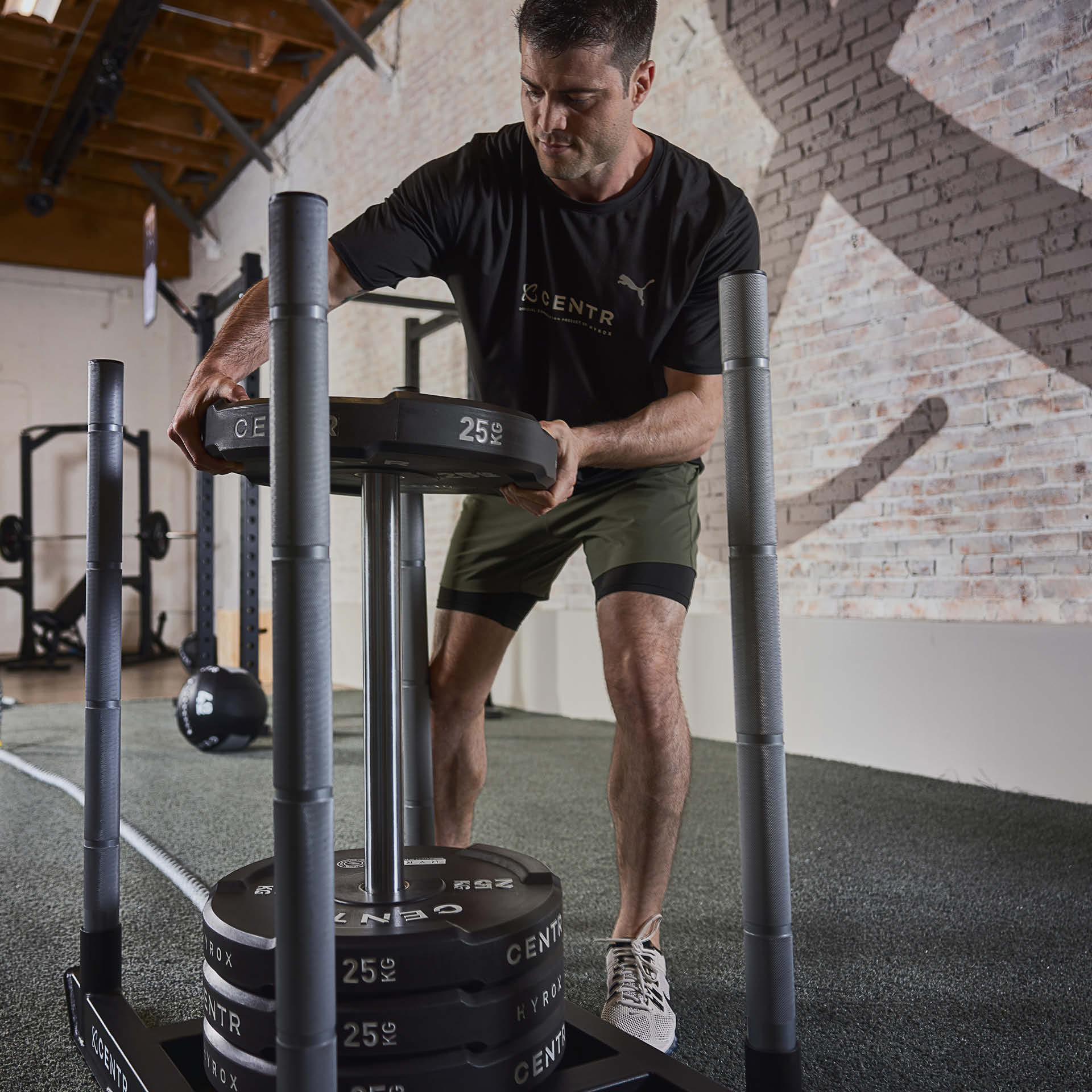 CENTR x HYROX Competition Edge Bumper Plate (Stk) 25 kg