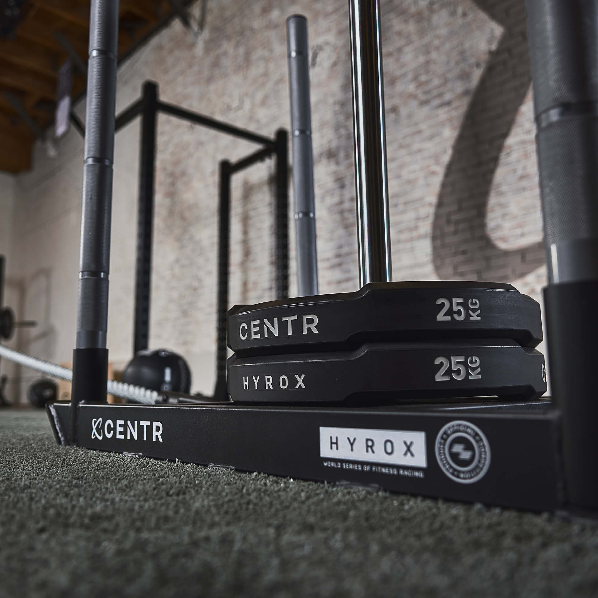 CENTR x HYROX Competition Edge Bumper Plate (Stk) 25 kg