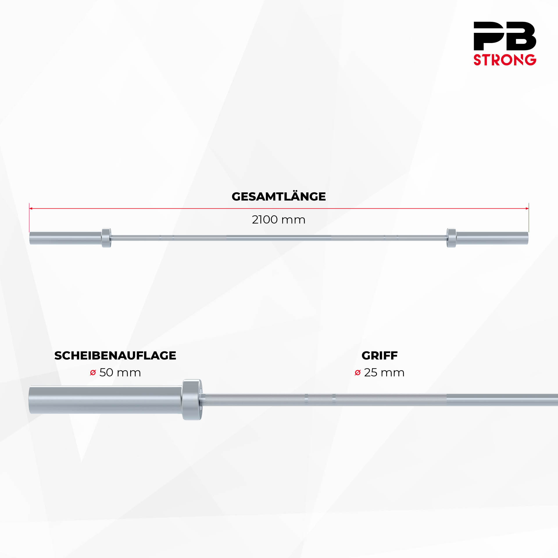 PB Strong Wettkampf Langhantelstange  15 kg