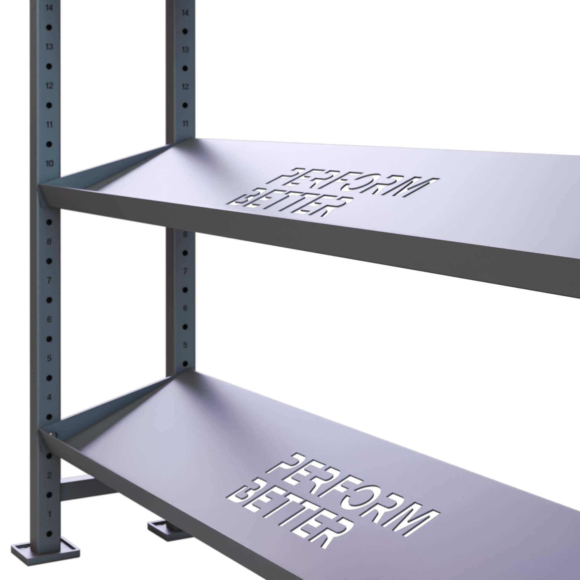 Perform Better Multi Storage 1,50m Kurzhantelablage 3 Regale (Set)