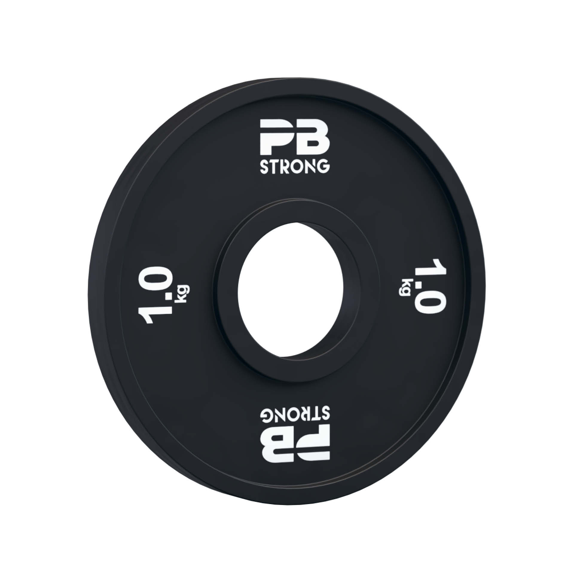 PB Strong Hantelscheibe Gummi Schwarz (Stk) 1 kg