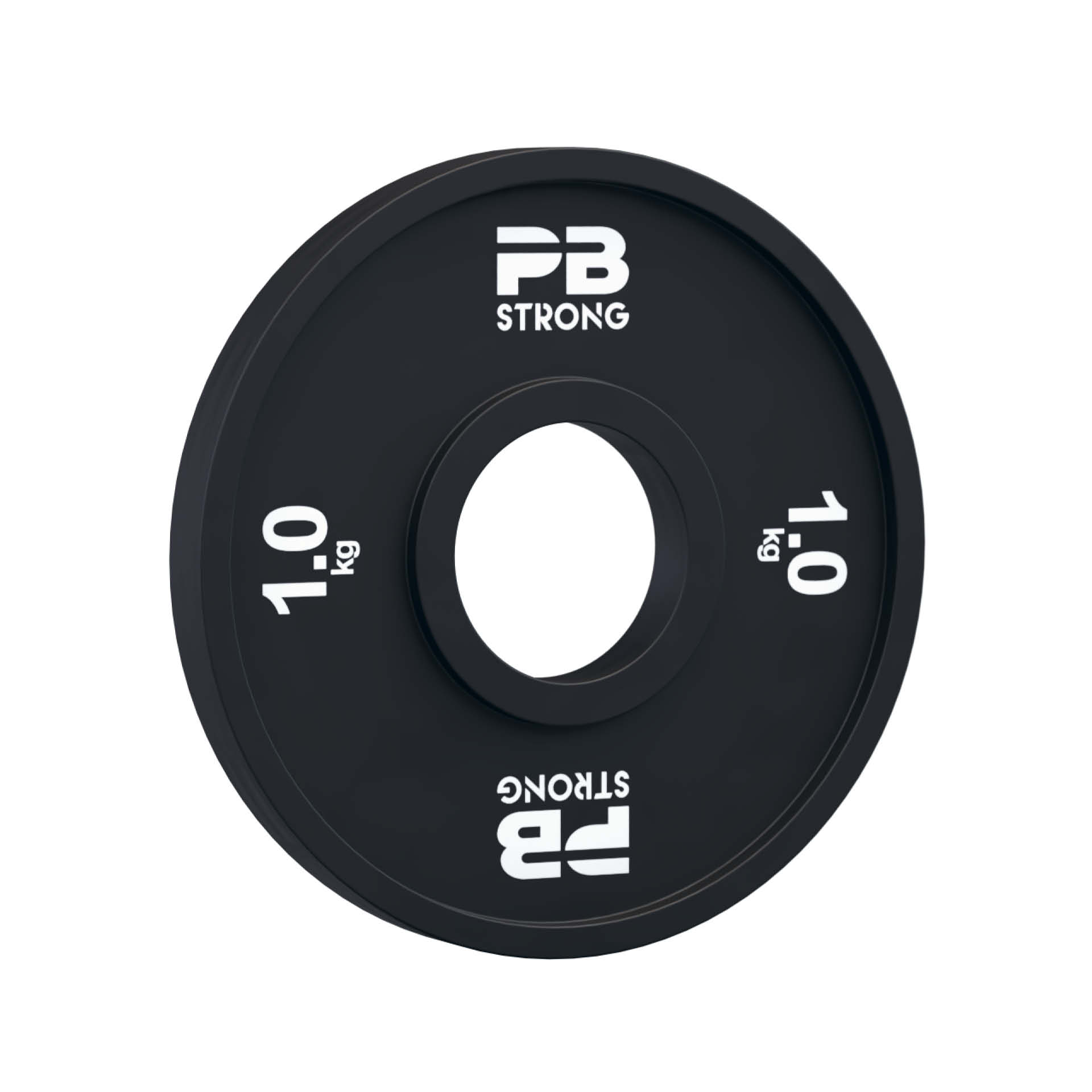 PB Strong Hantelscheibe Gummi Schwarz (Stk) 1 kg