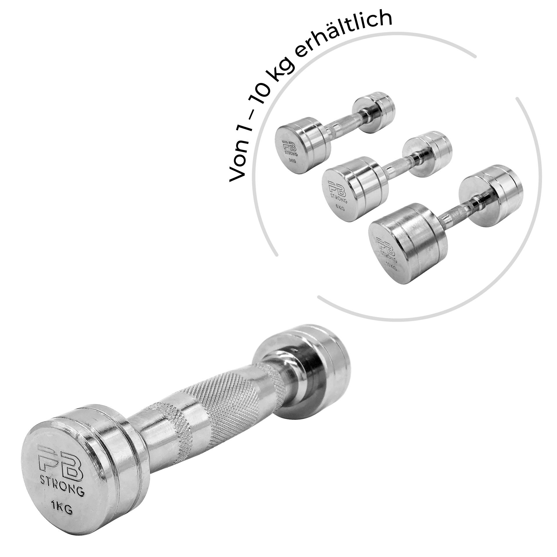 PB Strong Chrom Kurzhanteln (Stk)