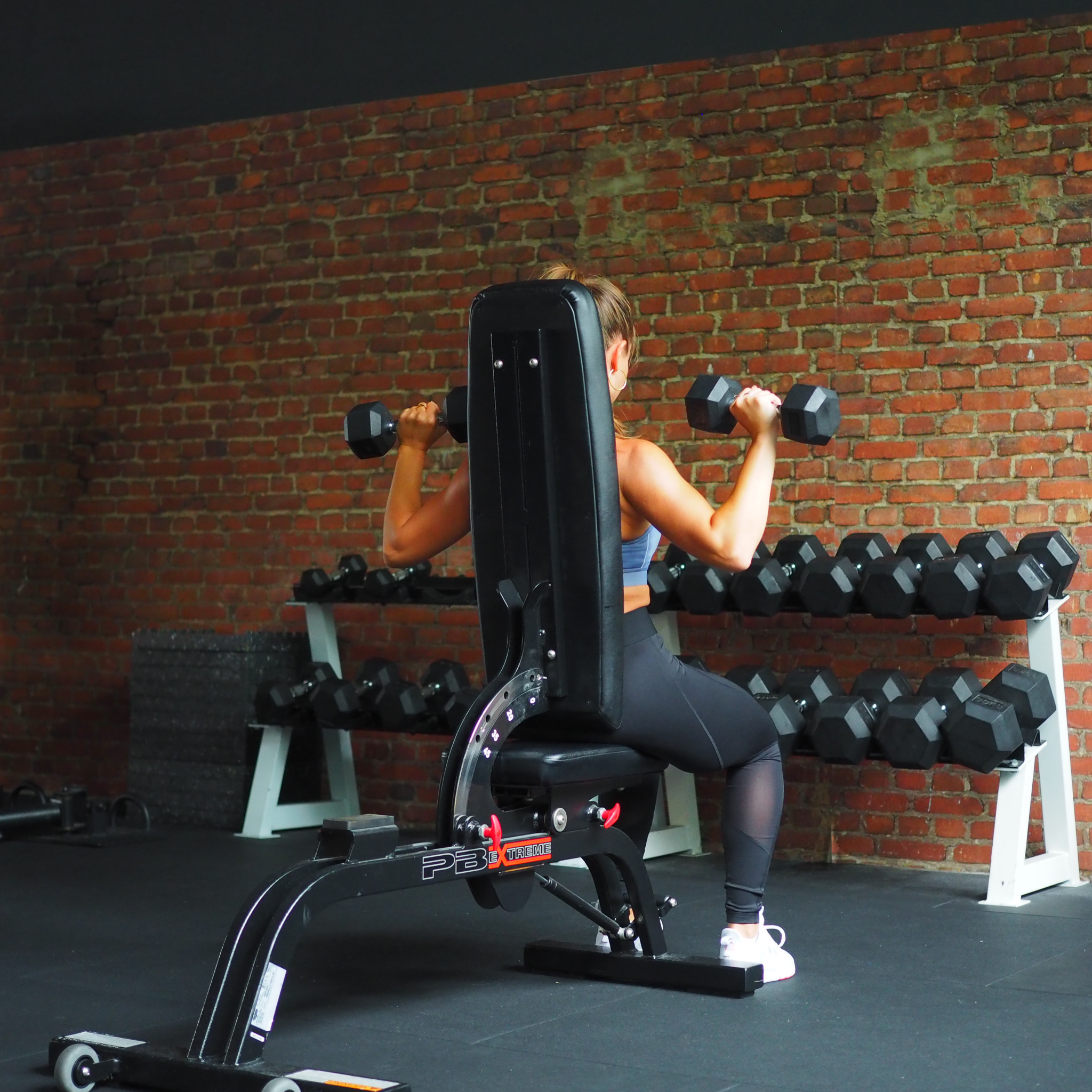 PB Extreme - Verstellbare Hantelbank - schwarz