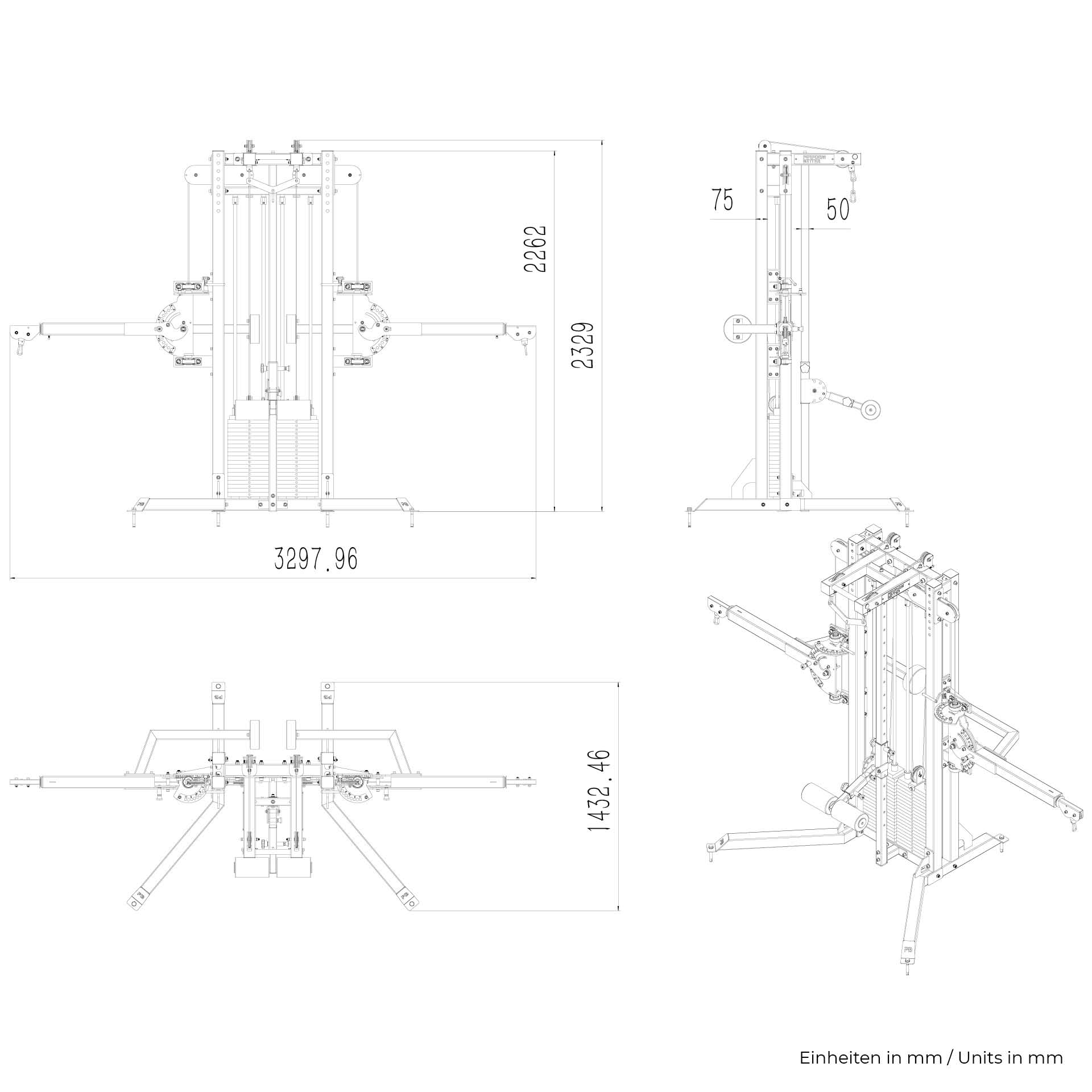 Perform Better Kabelzug Trainingsstation Elite