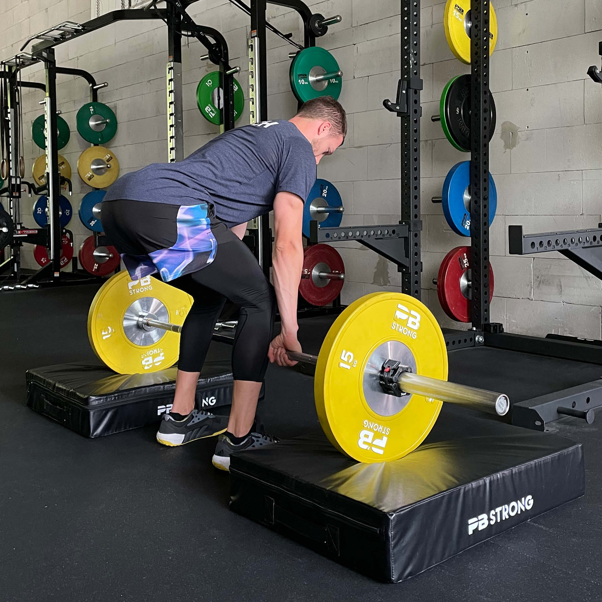 PB Strong Drop Pads Langhanteltraining Fallschutzmatte Paar