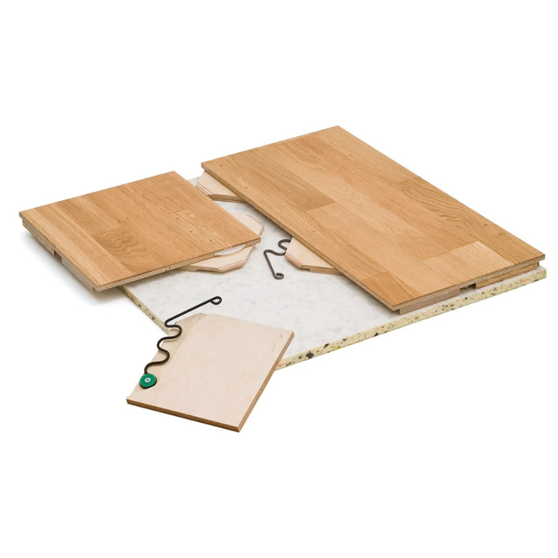 Mobiler Sport Parkett Boden Echtholz - Eiche