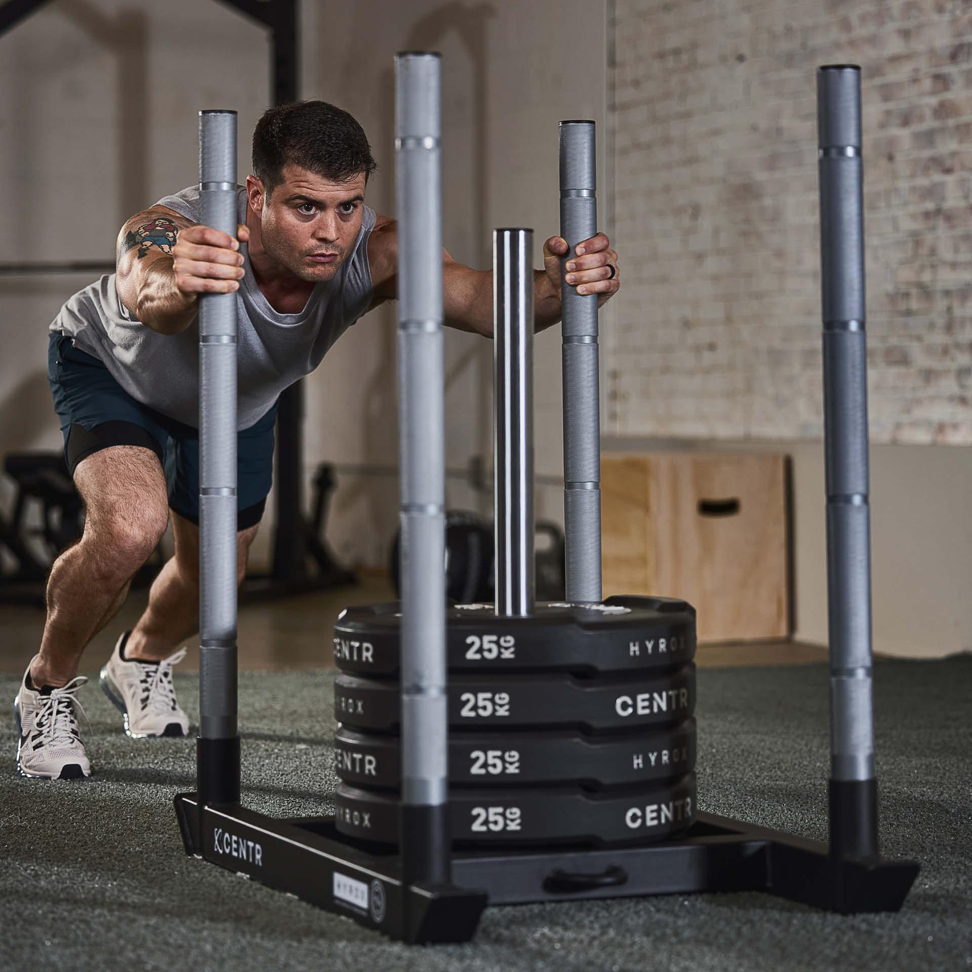 CENTR x HYROX Competition Edge Bumper Plate (Stk) 25 kg