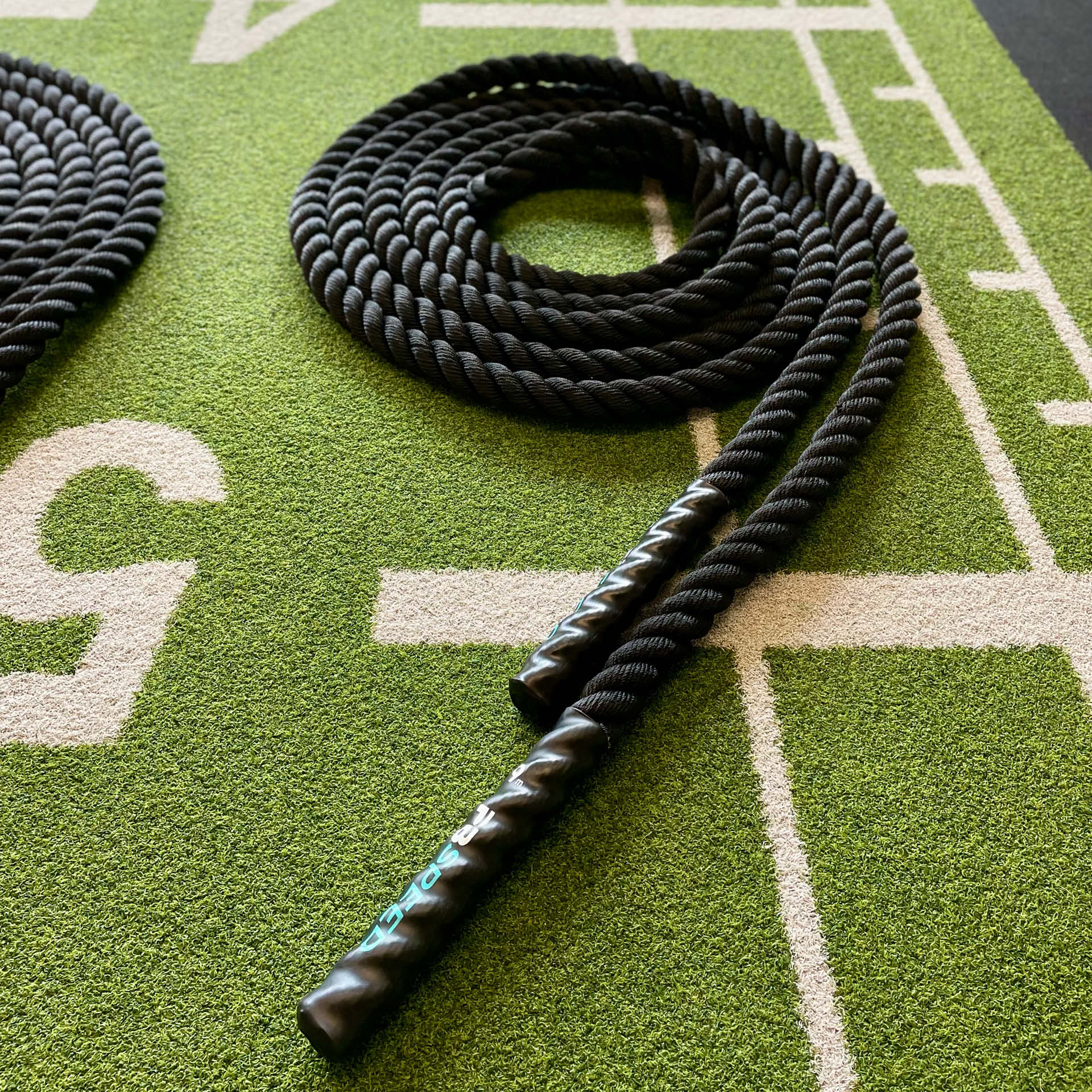 PB Speed Training Rope Battle Rope 9 m x 38 mm Schwarz