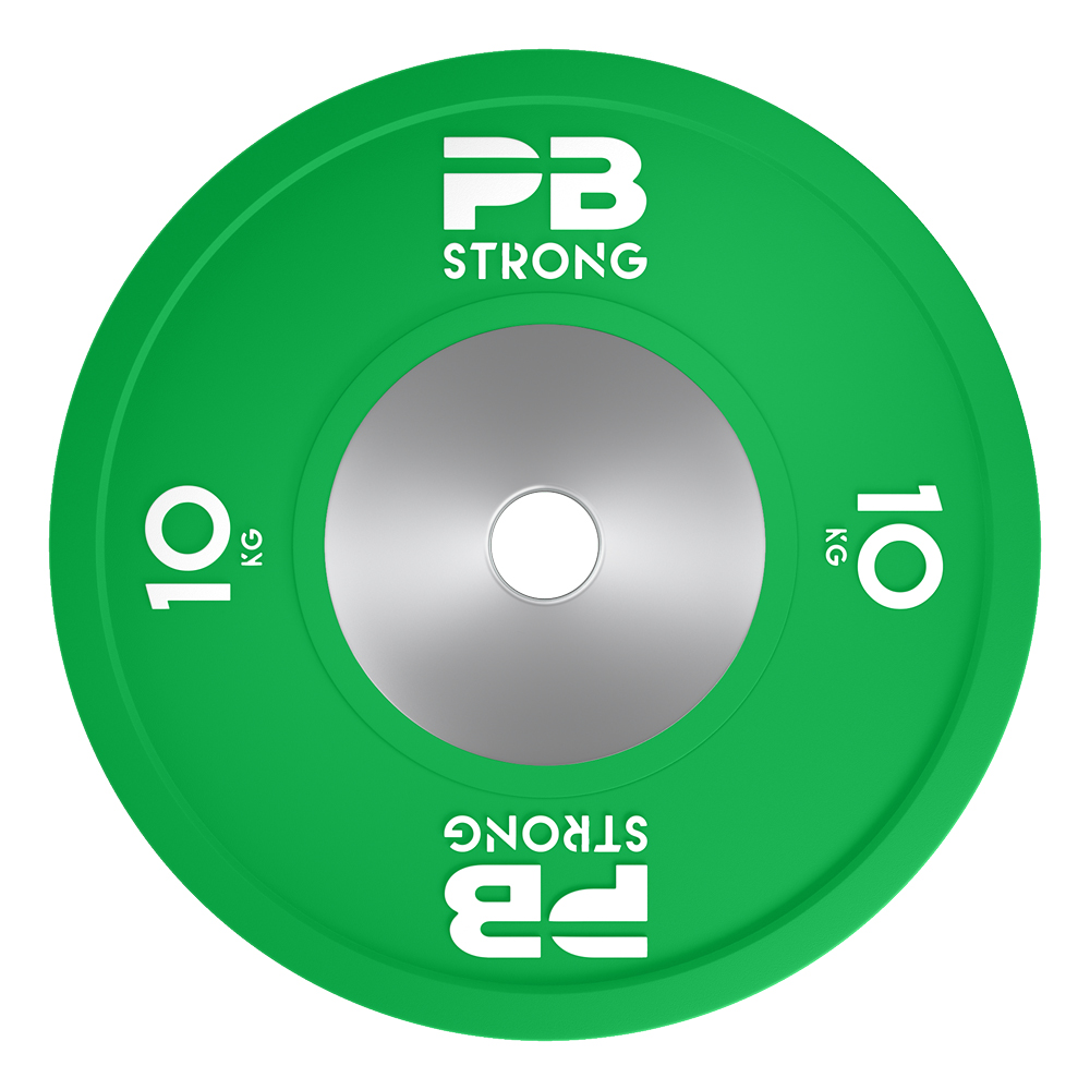 PB Strong Wettkampf Hantelscheibe (Stk) Grün 10 kg