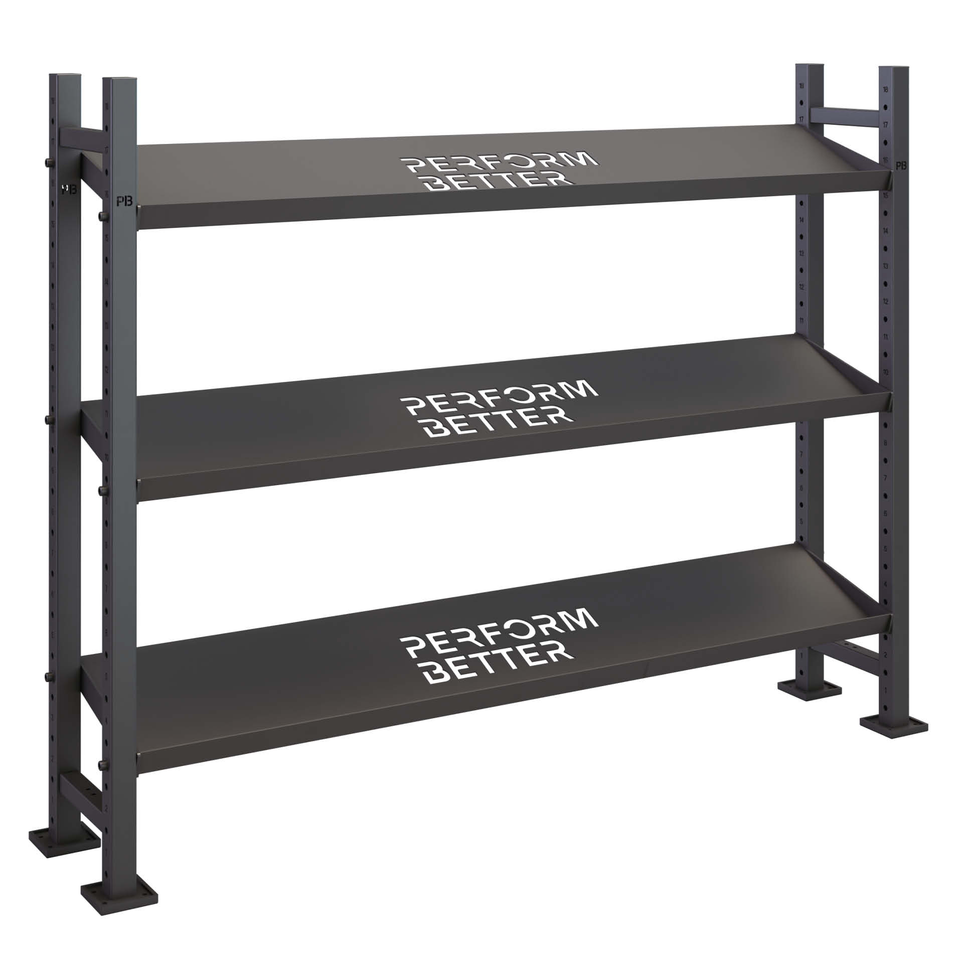Perform Better Multi Storage 1,50m Kurzhantelablage 3 Regale (Set)