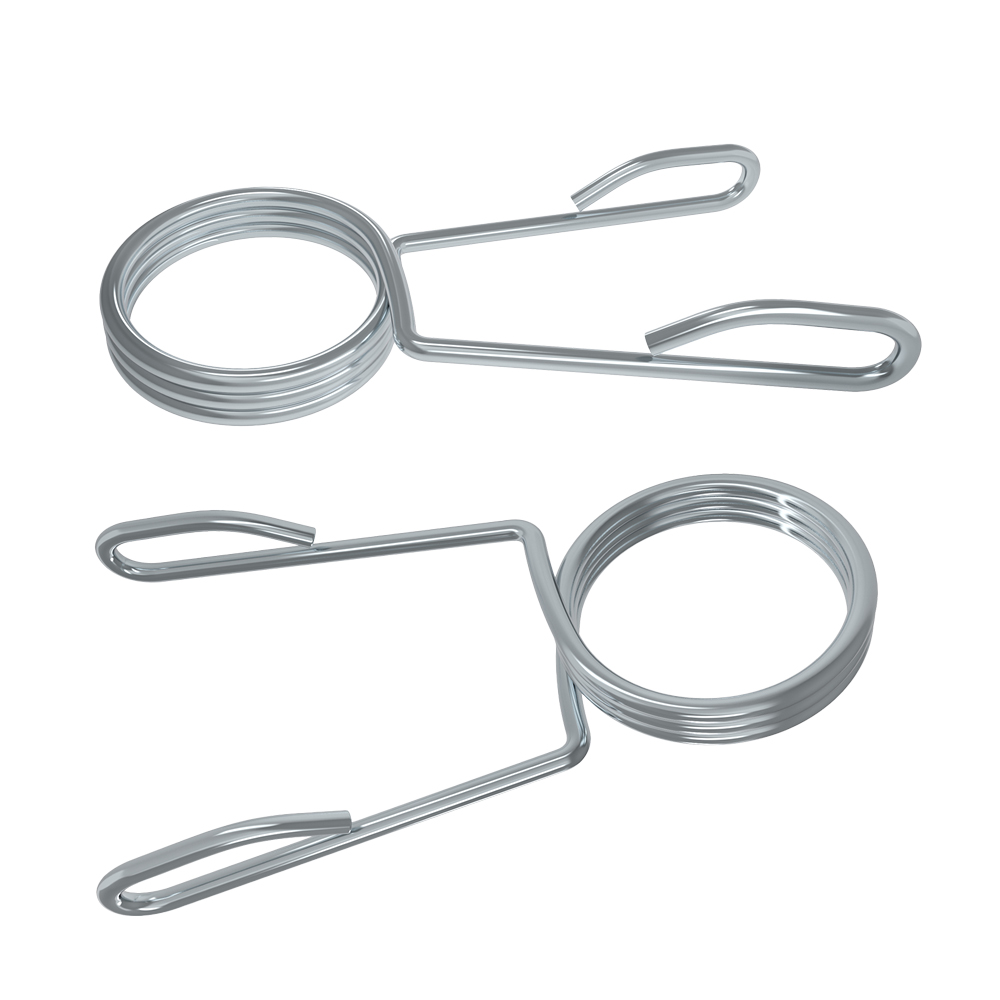 PB Strong Hantelstangen Federverschluss Chrom (Paar)