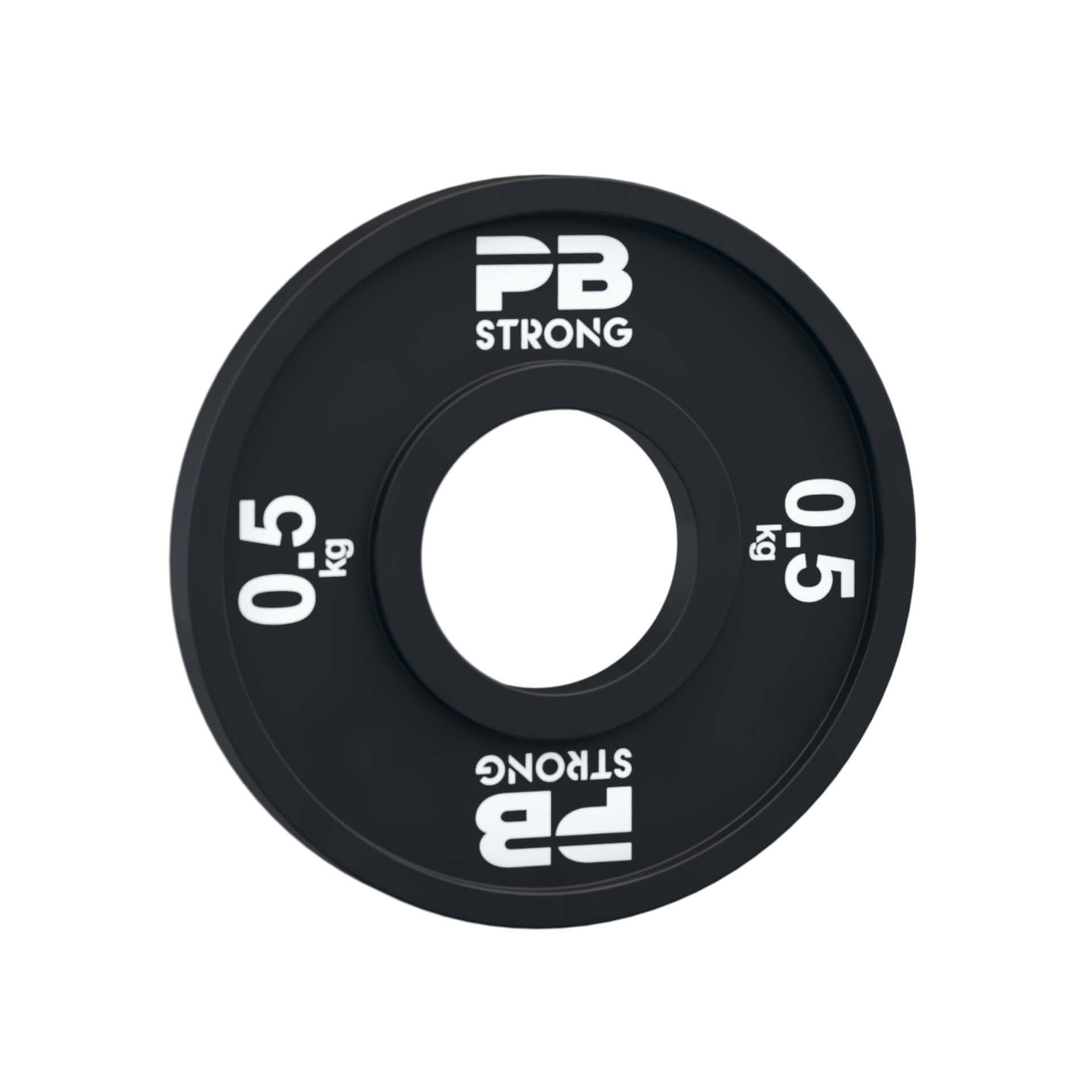 PB Strong Hantelscheibe Gummi Schwarz (Stk) 0,5 kg