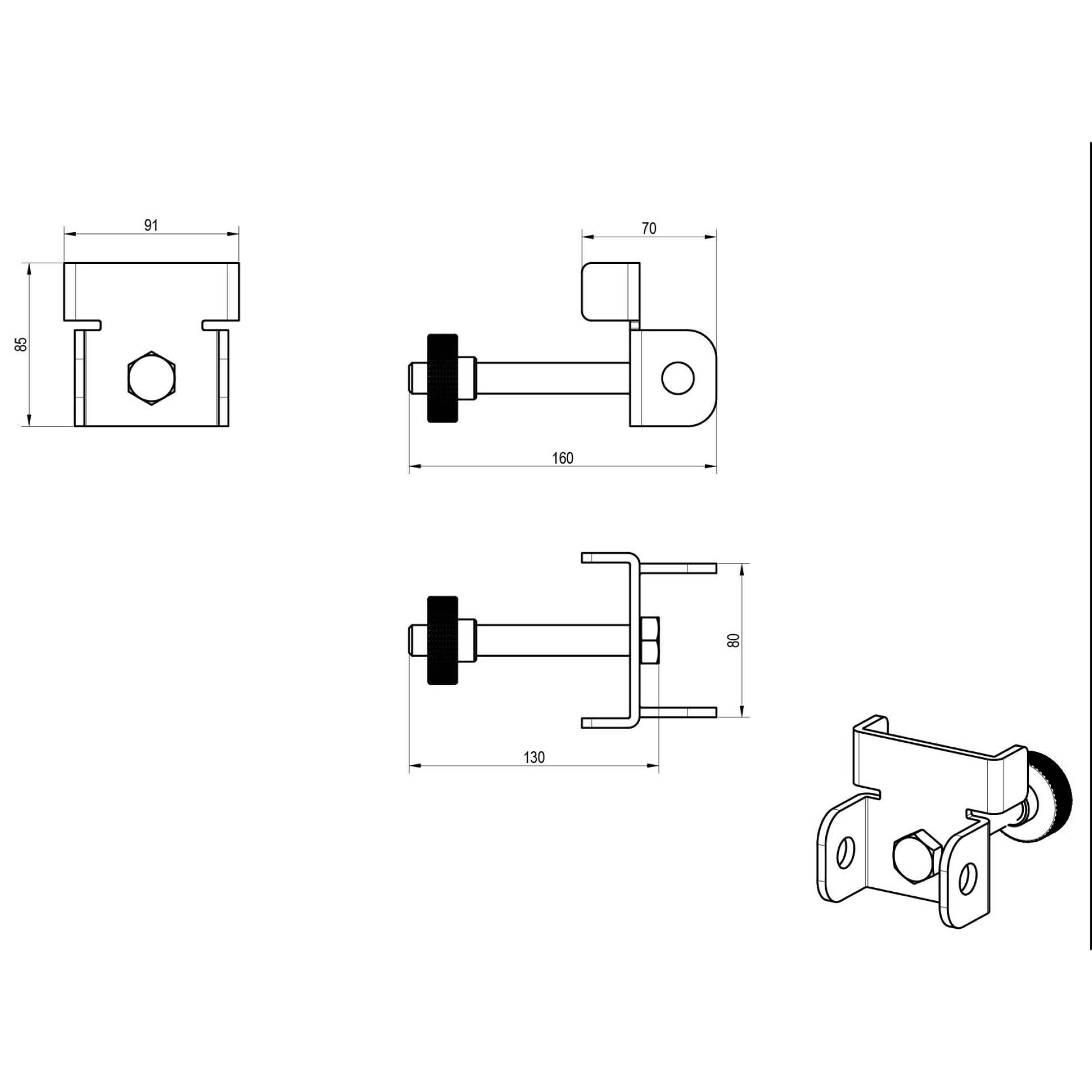 PUSH n PULL Frontadapter 4er-Set