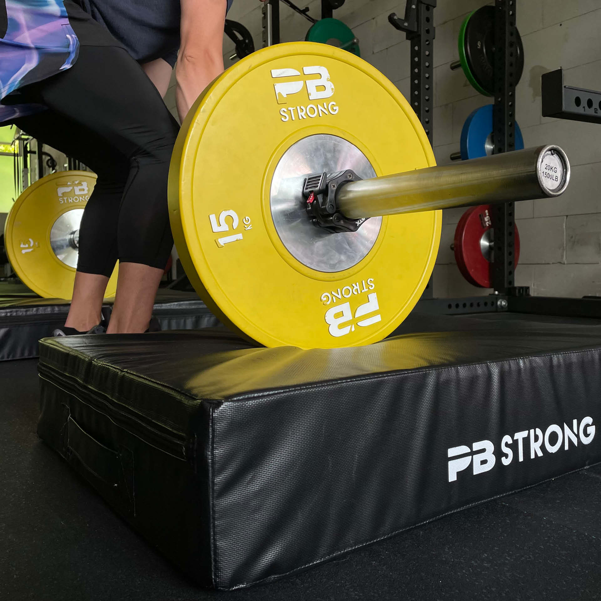 PB Strong Drop Pads Langhanteltraining Fallschutzmatte Paar