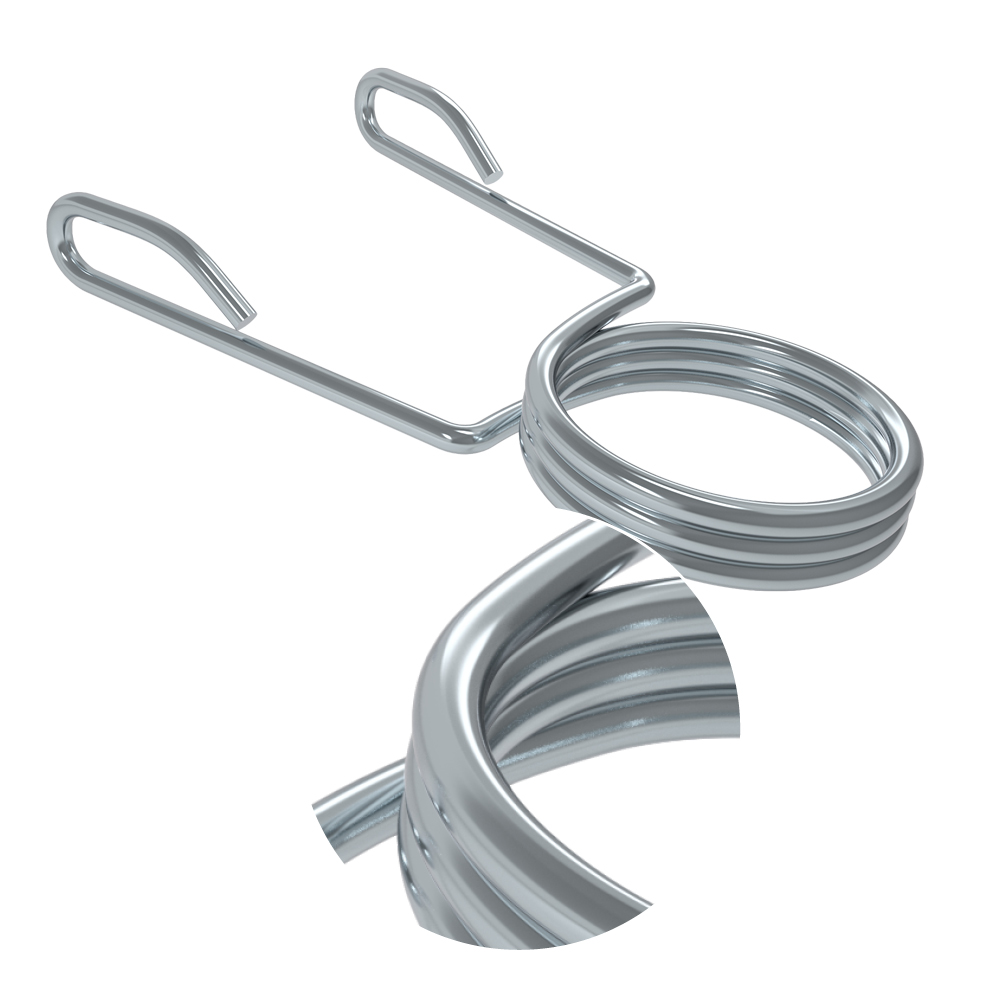 PB Strong Hantelstangen Federverschluss Chrom (Paar)