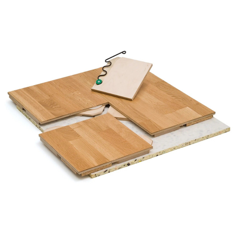 Mobiler Sport Parkett Boden Echtholz - Eiche